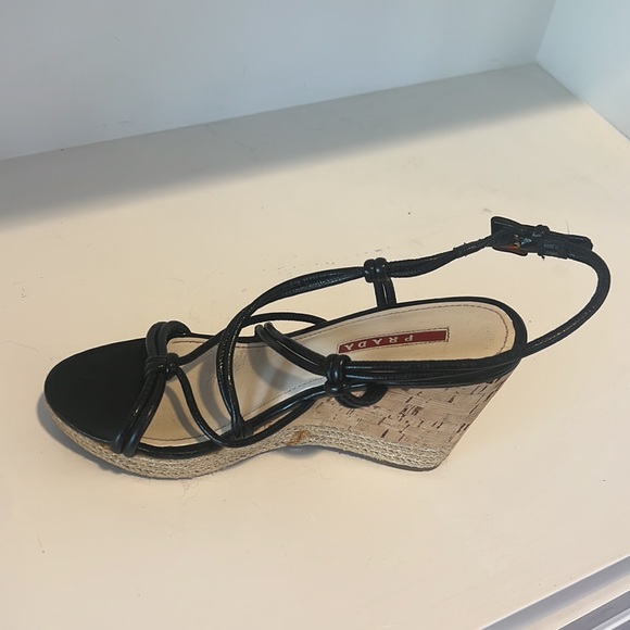 Prada Wedges 🖤 - Picture 2 of 8